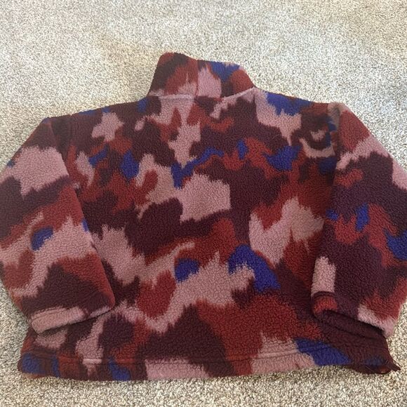 Eddie Bauer We Wander Fleece 1/4-Zip | Small | Dark Berry - Picture 6 of 9